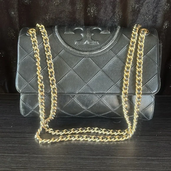 Vintage Tori Burch Fleming medium chain strap shoulder bag - Picture 3 of 12